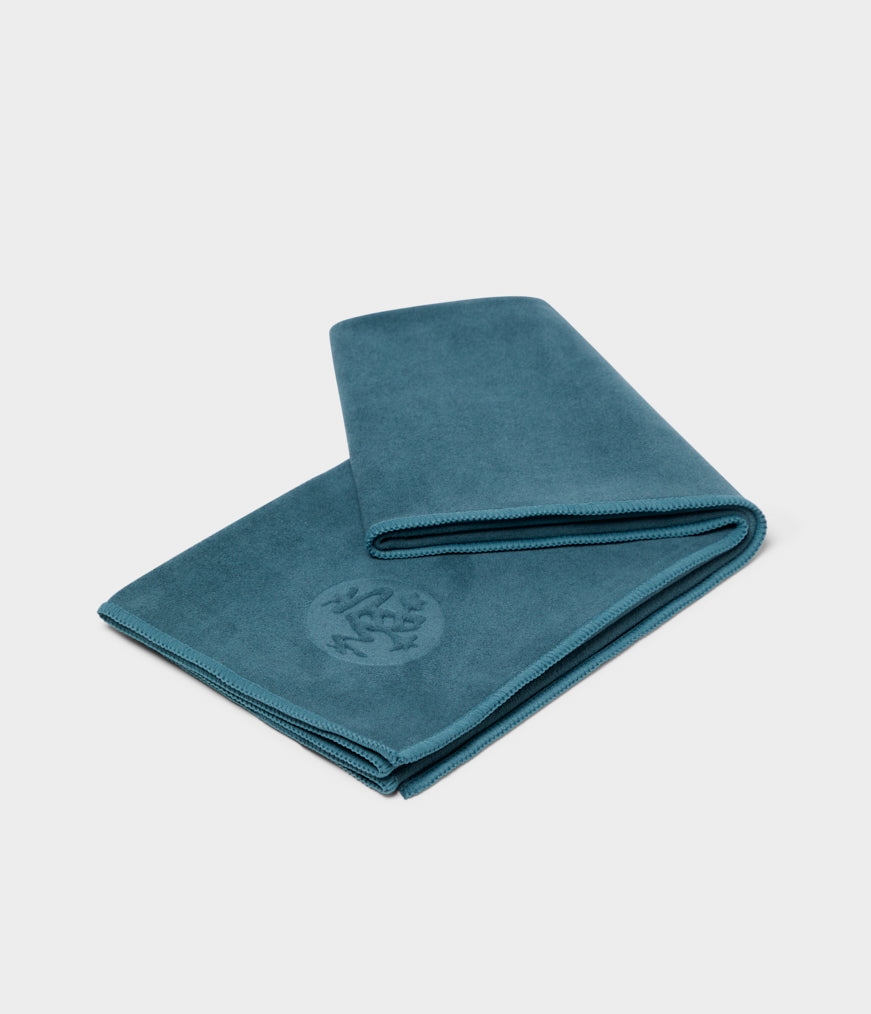 Manduka eQua Yoga Mat Towel, Non-Slip, Quick Drying Microfiber