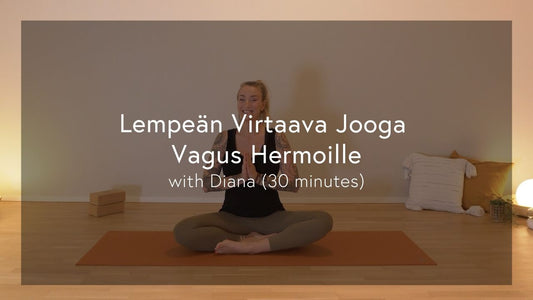 [Finnish] 30 Minuutin Lempeän Virtaava Jooga Vagus Hermoille