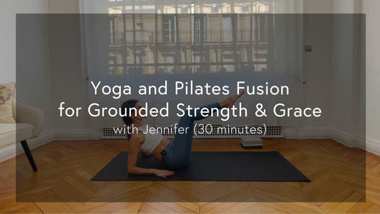 30-Minute Yoga and Pilates Fusion for Grounded Strength & Grace