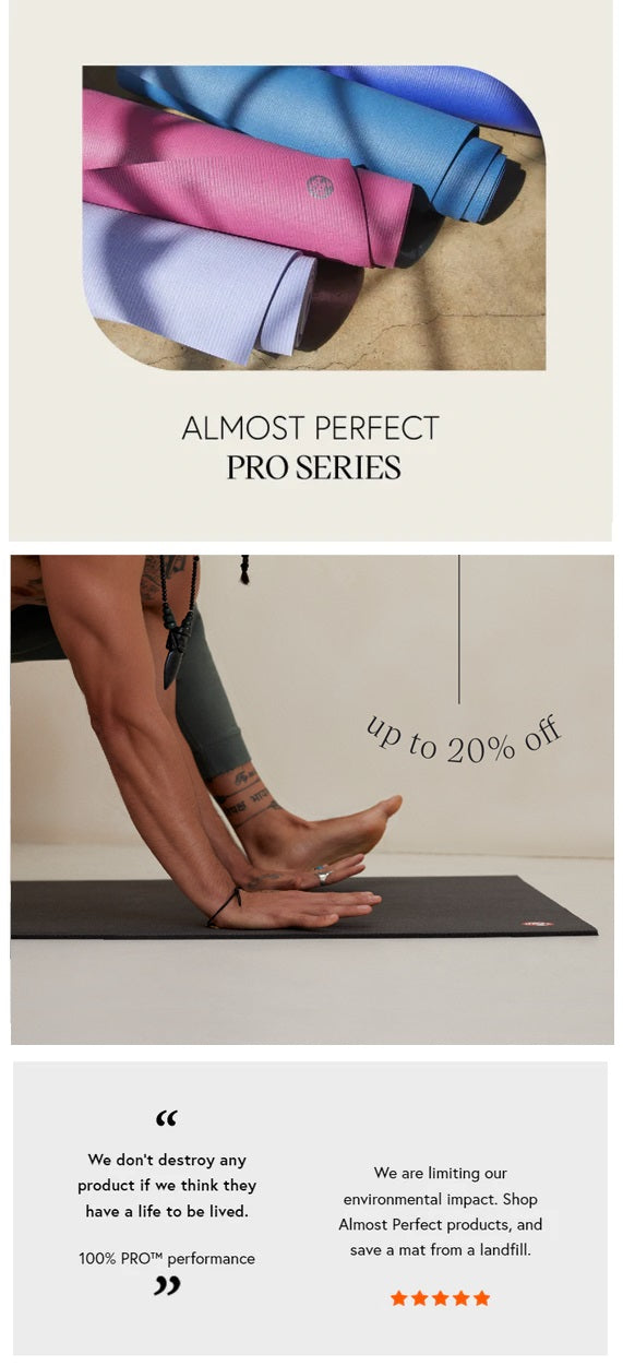 Almost Perfect PRO Series Yoga Mats Manduka EU