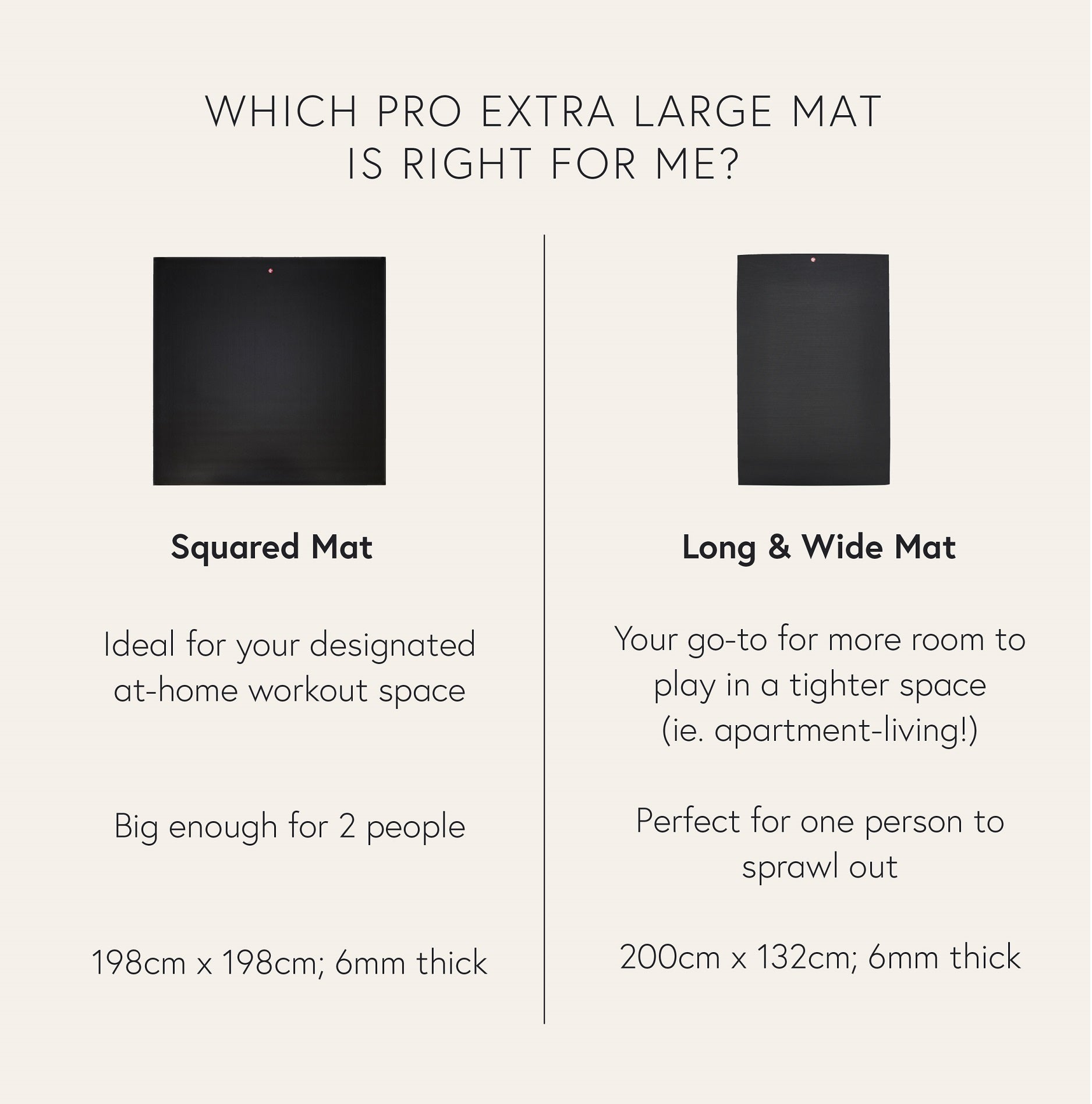 Almost Perfect PRO™ EKSTRA STOR YOGAMÅTTE