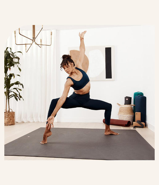 Manduka PRO Yoga Mat, eQua Yoga Towel and Carrying Strap Set - l&l